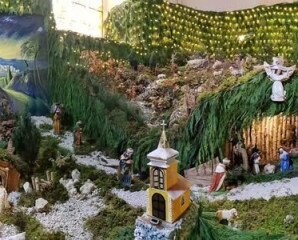 Európa legnagyobb templomban épített betleheme Vörsön