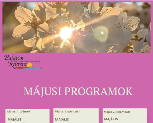 Május a Balaton Riviérán