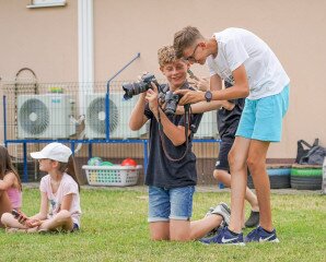 Nyári táborkörkép a Balatonnál