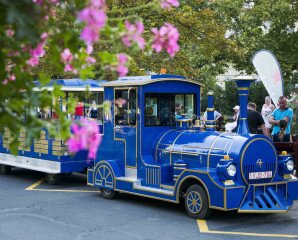 Városnéző kisvonat Keszthelyen